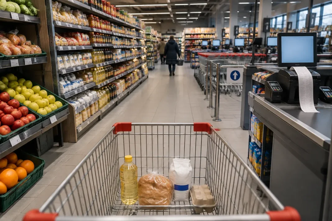 România, printre țările europene cu cele mai mari scumpiri la alimente